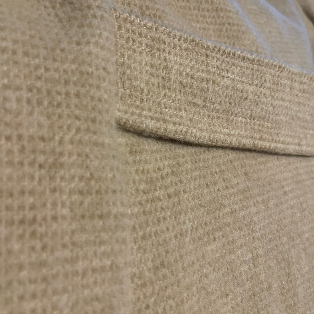 Beige Textured Knit Sweater
